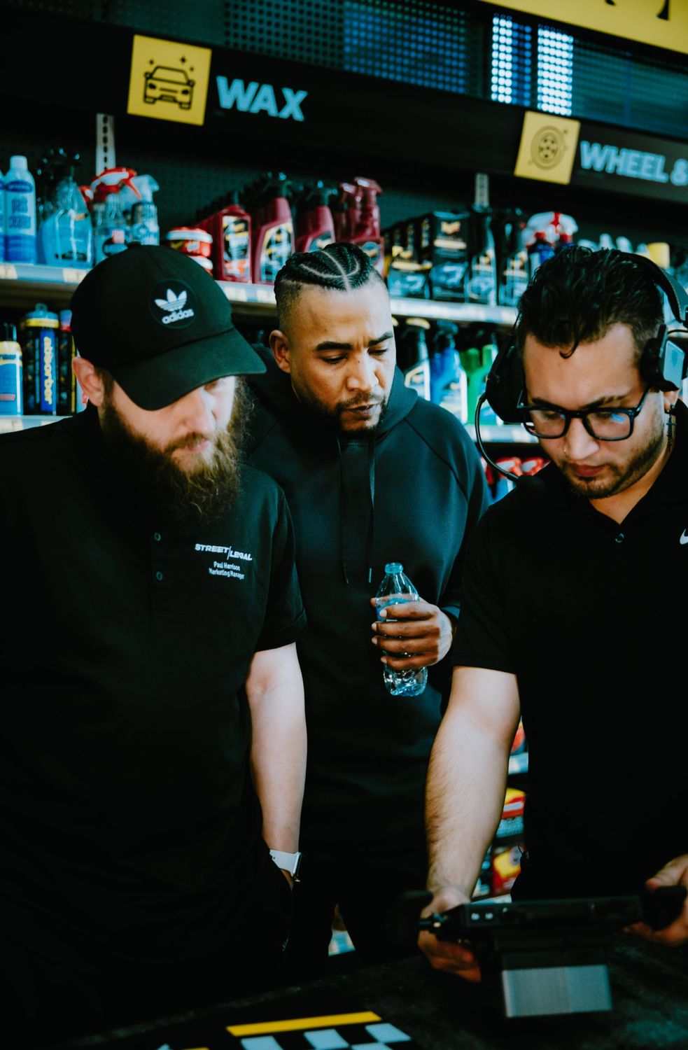 Don Omar with the Street Legal team