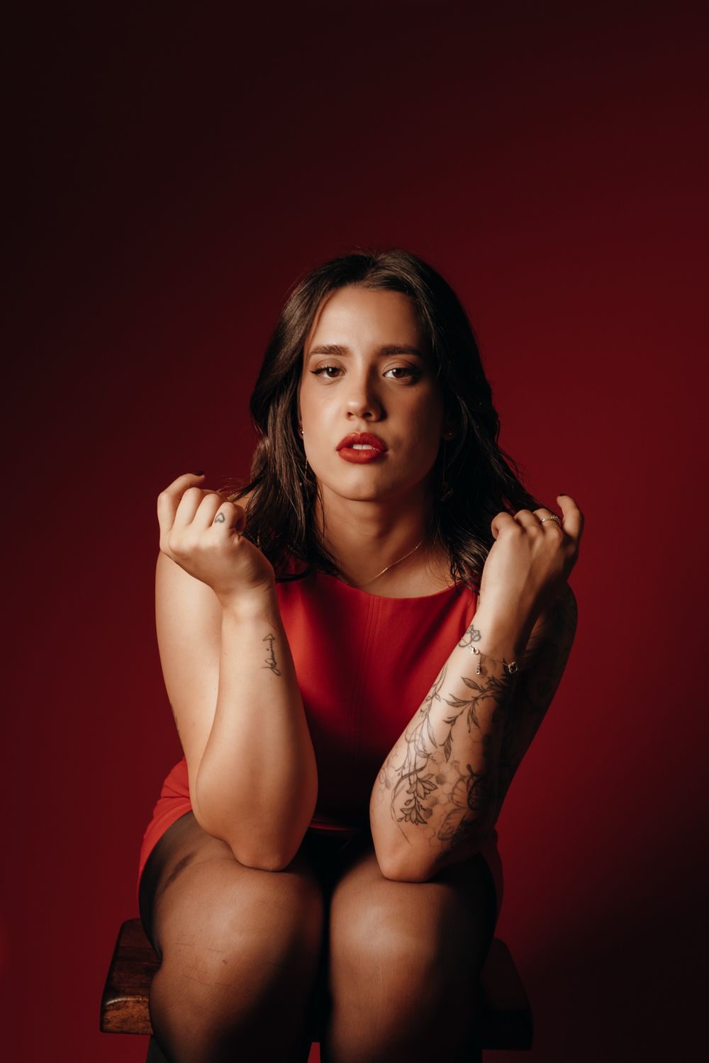 Portrait · red