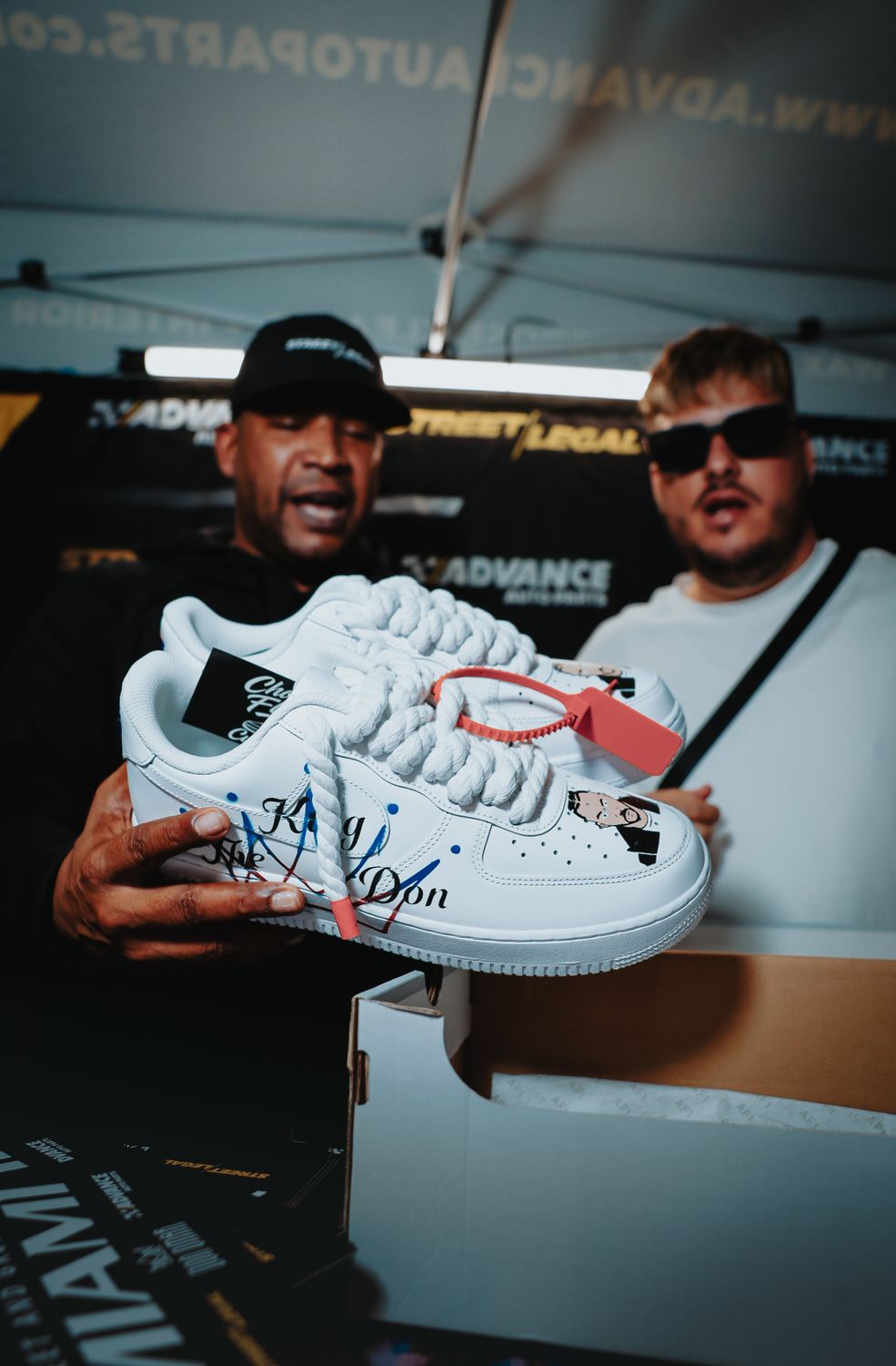 Don Omar · custom sneakers from a fan